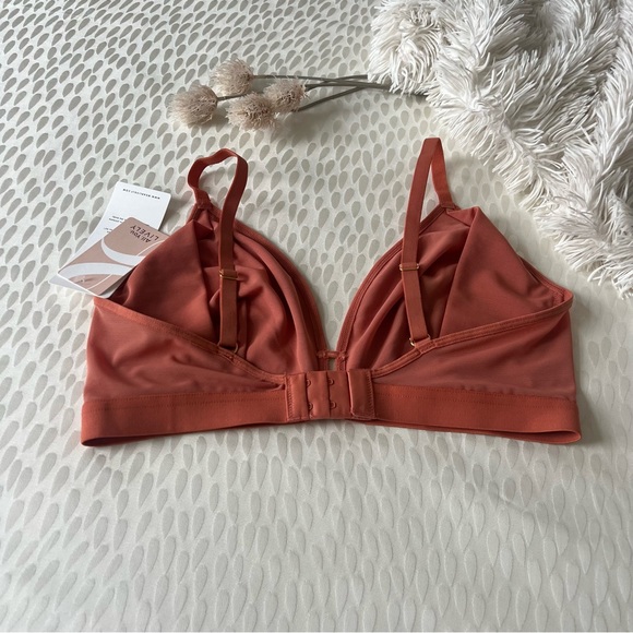 All.You. LIVELY Mesh Trim Bralette Terracotta Size 2 D DD DDD - Picture 2 of 9